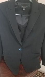 Ann Taylor  Seasonless Stretch One Button Blazer